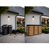 ZABUDOWA ŚMIETNIKOWA 3x120L kolor DREWNO